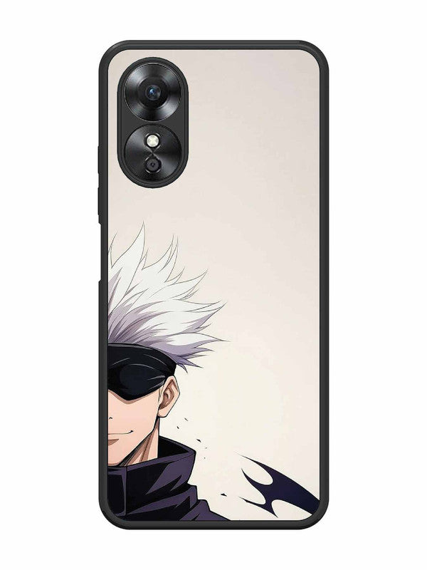 Oppo A17 White Hair Sorcerer Satoru Gojo