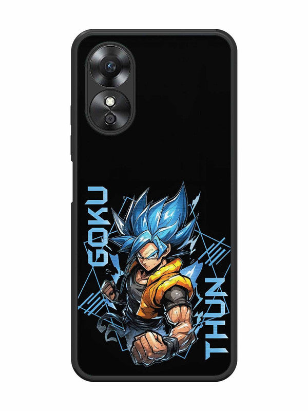 Oppo A17 Street Fighter Goku God Form
