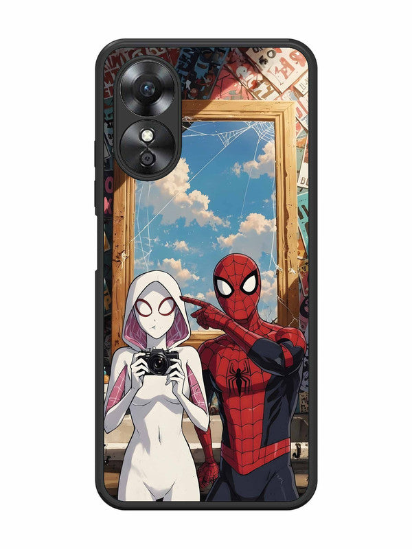 Oppo A17 Spiderman and Spiderwoman