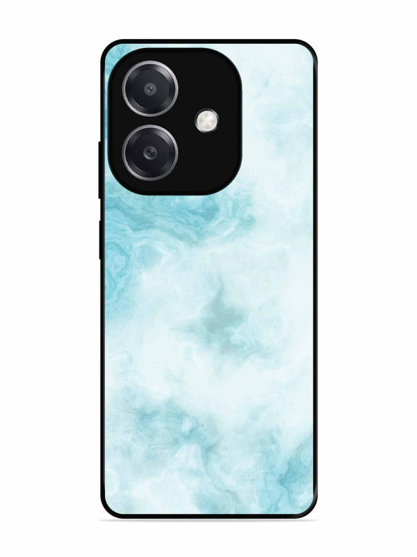 Oppo A3x Light Blue with White Ocean Marble