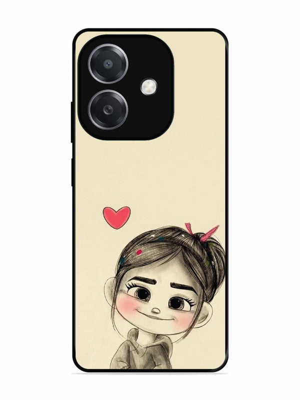 Oppo A3x Cute Girl Looking at You