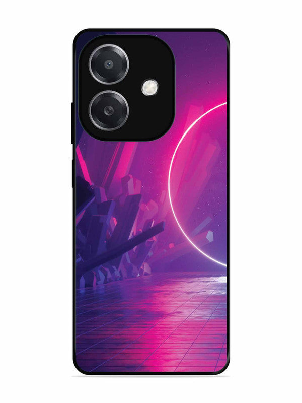 Oppo A3x abstract with Neon Light