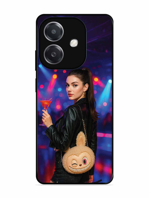 Oppo A3x Girl with Labubu Purs