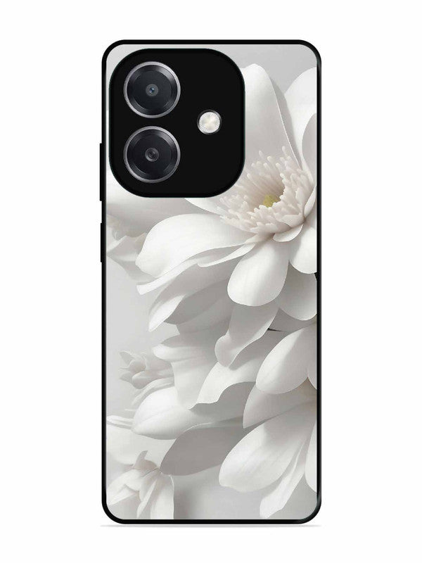 Oppo A3x Soft Focus Purity white Flower