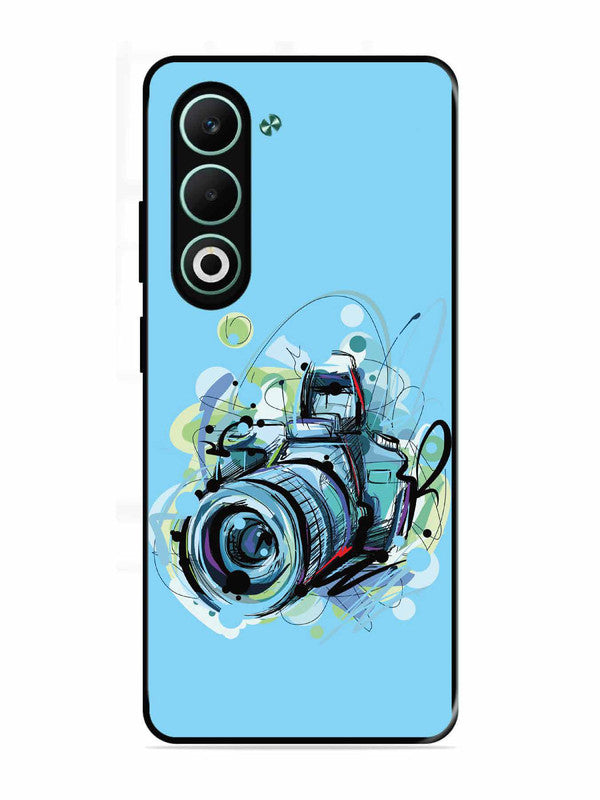 Oppo A5 5G Camera Blue Background