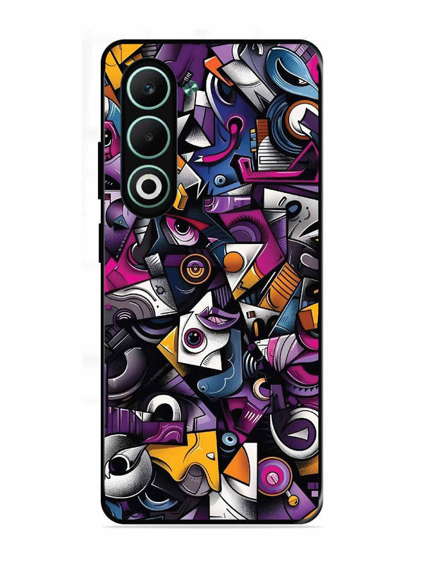 Oppo A5 5G Abstract Geometric Graffiti Chaos