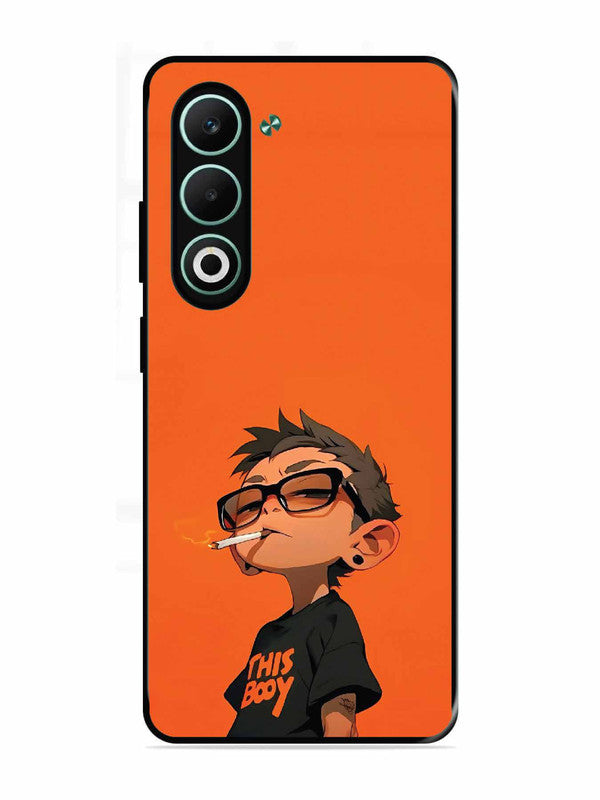 Oppo A5 5G Vibrant Orange Attitude Cartoon