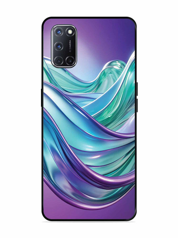 Oppo A52 Mystic Purple Wave