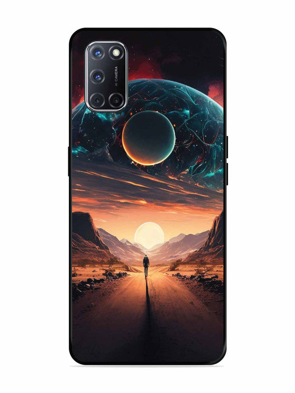 Oppo A52 Sunset with space scene