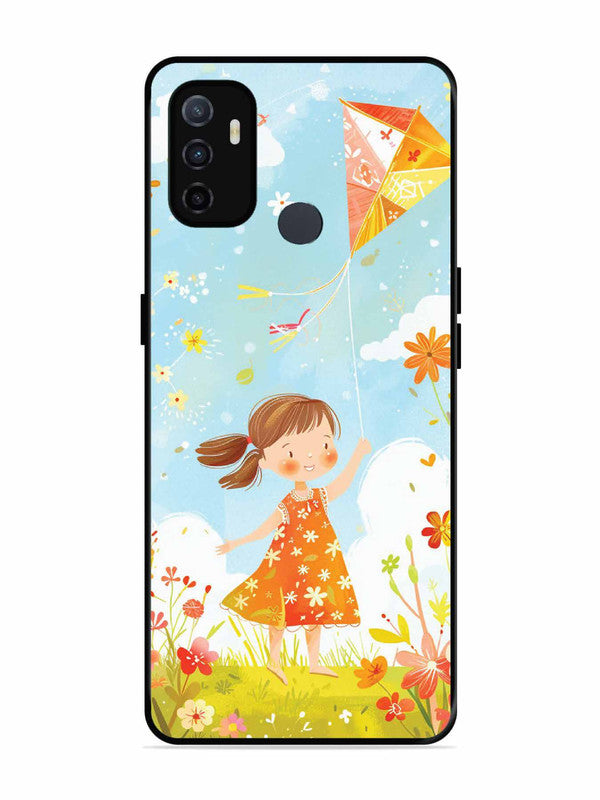 Oppo A53 Little Girl Kite Flying