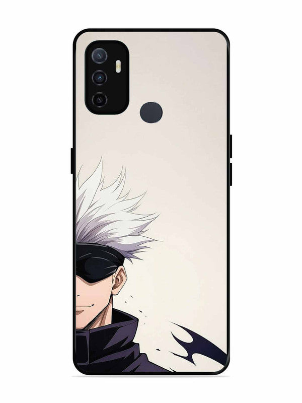 Oppo A53 White Hair Sorcerer Satoru Gojo