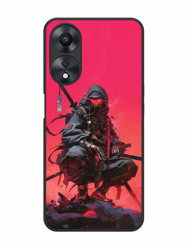 Oppo A58 5G Cyberpunk Ninja Katana