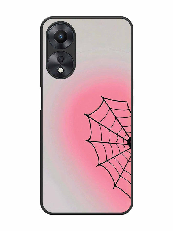 Oppo A58 5G Spider Web Heart for Girl
