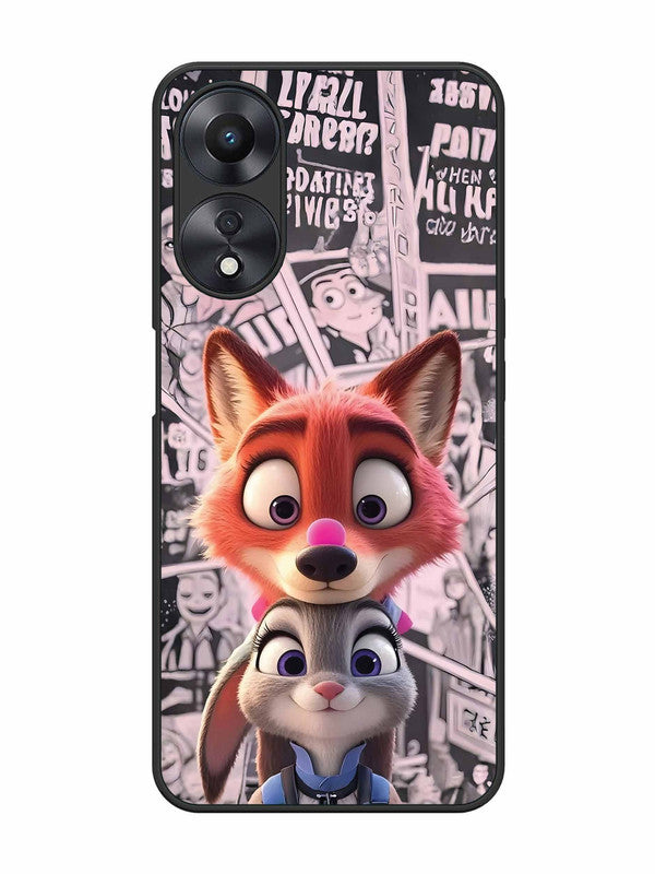 Oppo A58 5G Cute Nick wilde and judy hopps 2