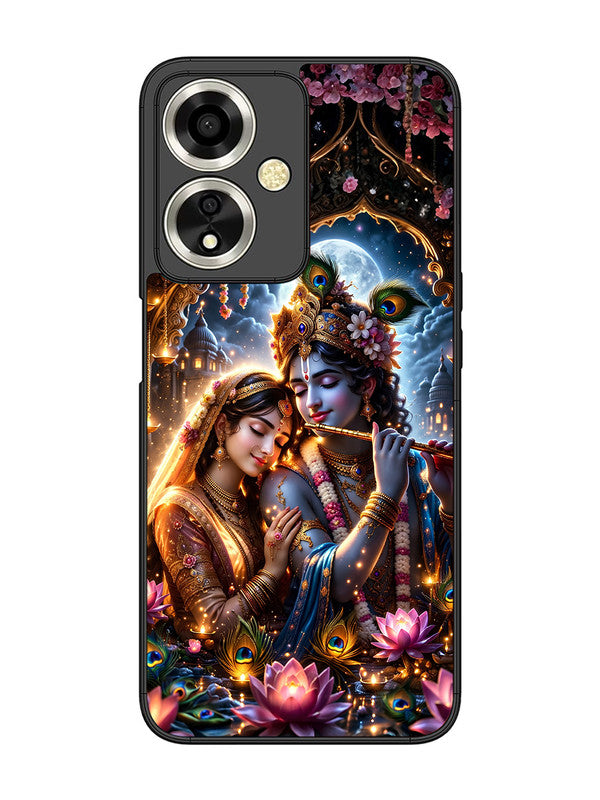 Oppo A59 5G | 2D Metal | Radha Krishna Enjoying Flute 2 | OP-A59-461