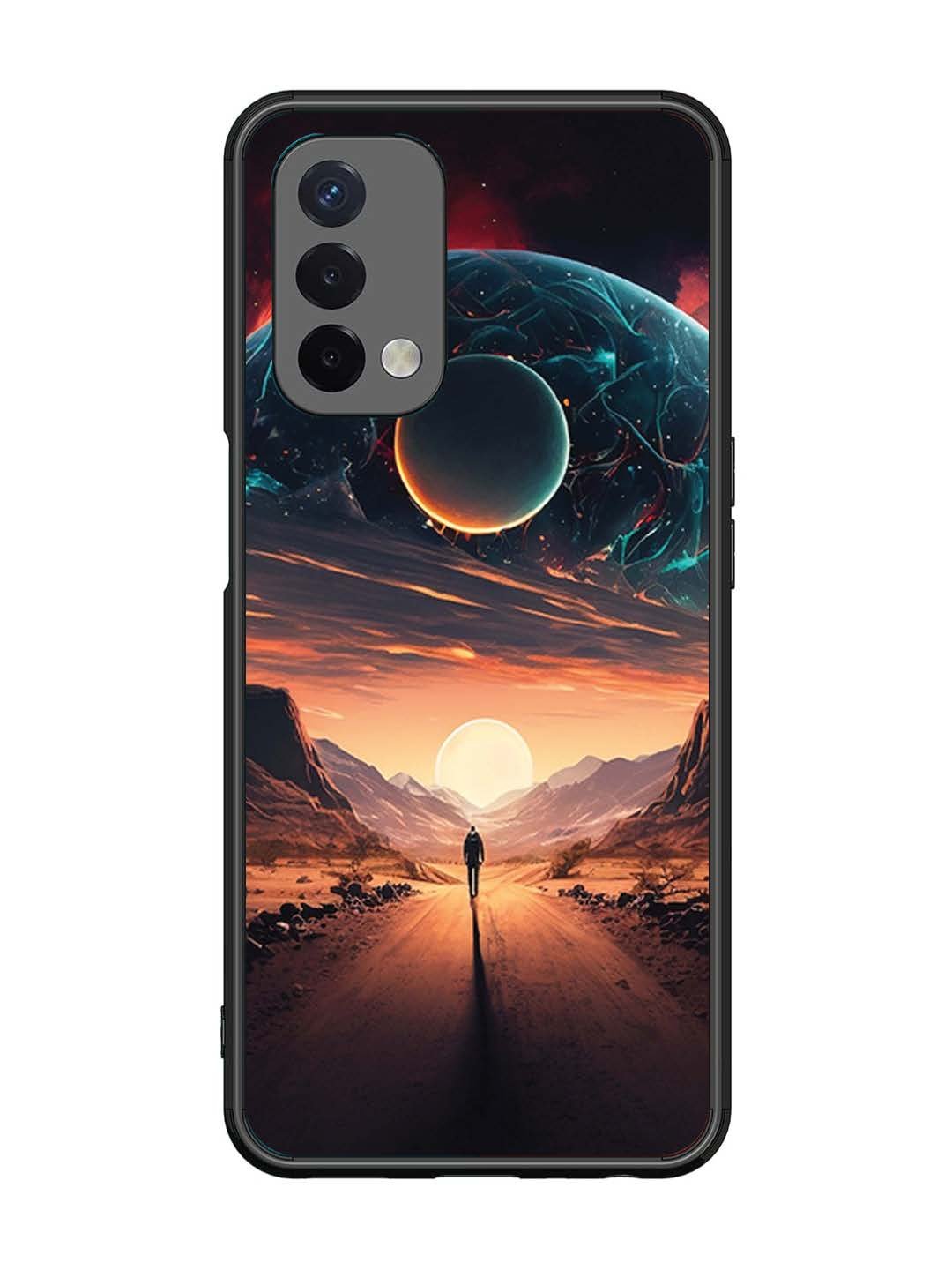 Oppo A74 5G Sunset with space scene