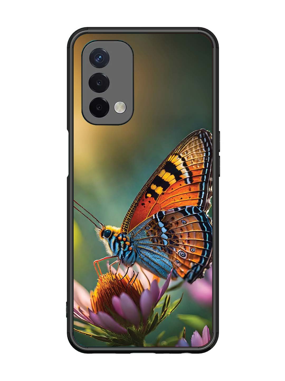 Oppo A74 5G Golden Hour Monarch Butterfly