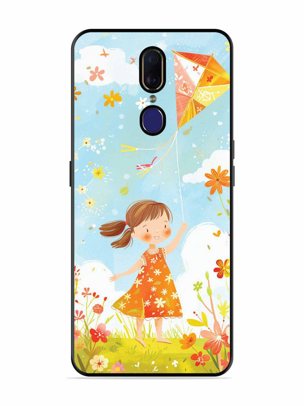 Oppo F11 Little Girl Kite Flying