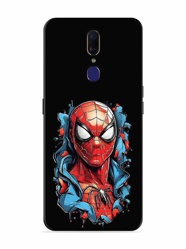 Oppo F11 Spider man street art style