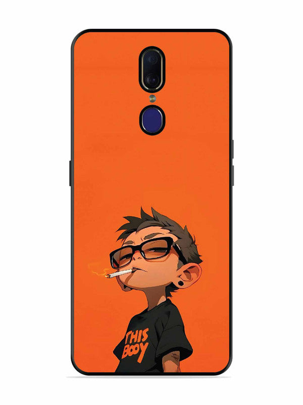 Oppo F11 Vibrant Orange Attitude Cartoon