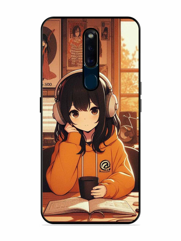Oppo F11 Pro Cute Girl listening Music