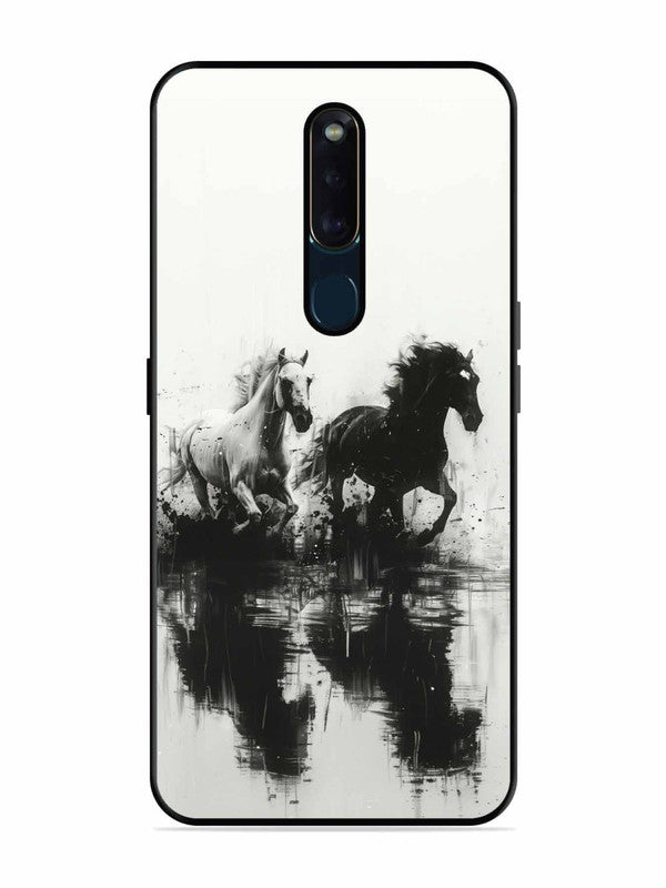 Oppo F11 Pro Black & White Horse