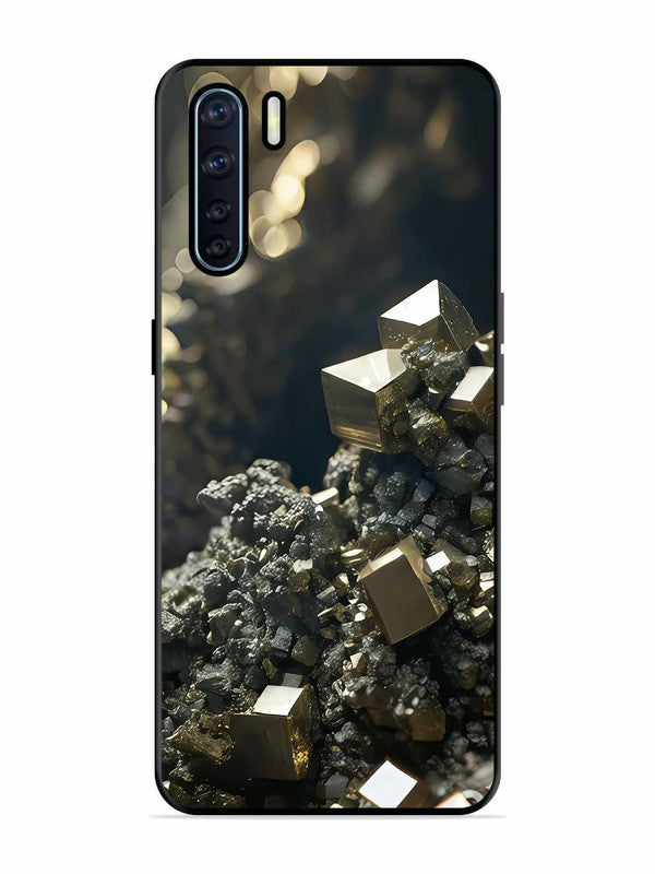 Oppo F15 Gold Crystals