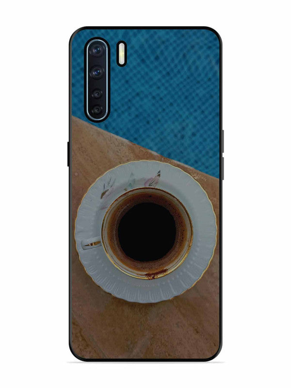 Oppo F15 Black Tea Cup Saucer