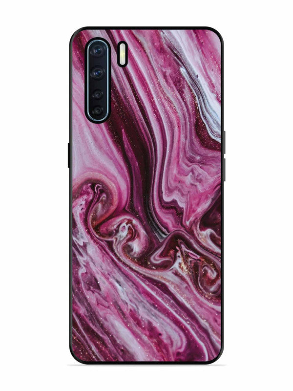 Oppo F15 Pink Flood Marble