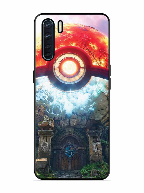 Oppo F15 Cartoon-ball-house-anime