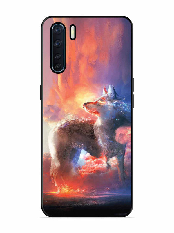 Oppo F15 wolf-fantasy-animal
