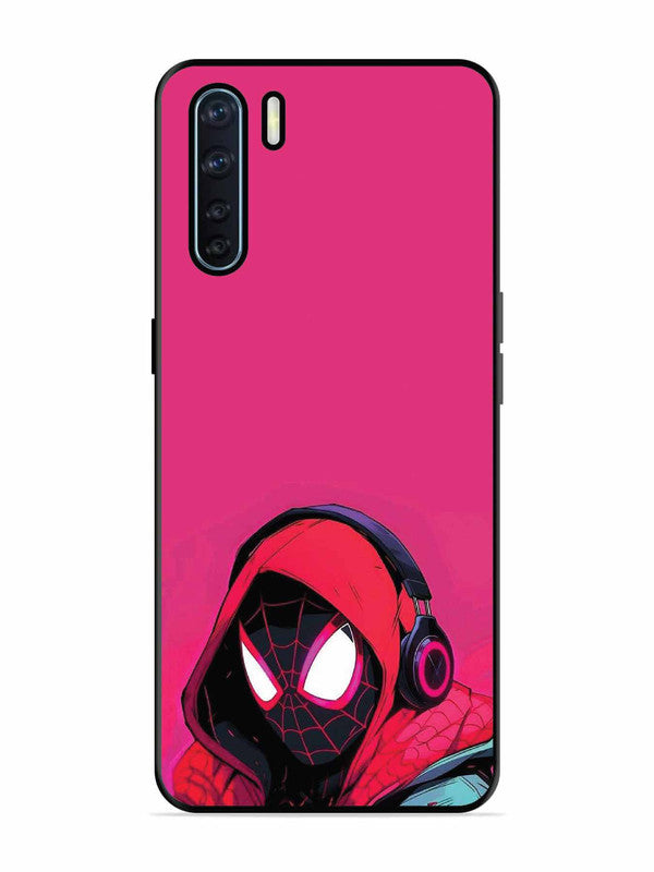 Oppo F15 Spidey Listening Music