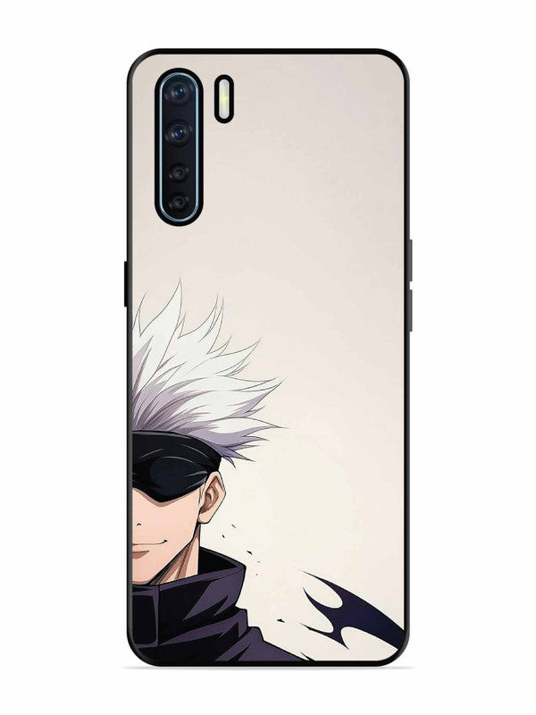 Oppo F15 White Hair Sorcerer Satoru Gojo