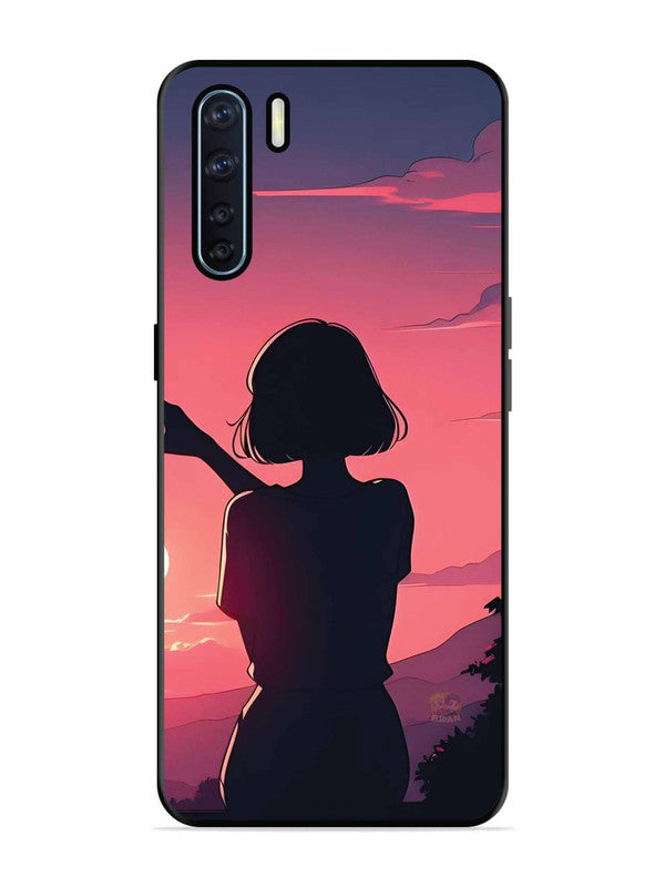 Oppo F15 Love Heart with Hand Girl