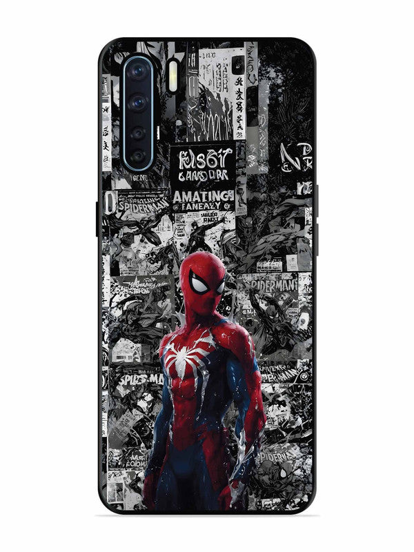 Oppo F15 Spiderman Highlighted on News Paper