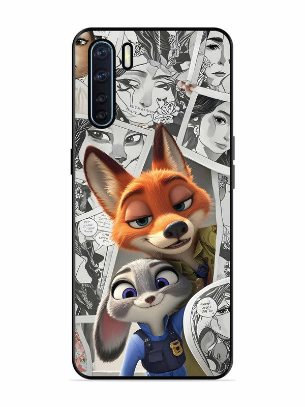 Oppo F15 Cute Nick wilde and judy hopps