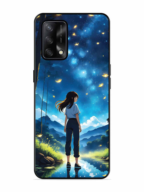 Oppo F19 Girl In Beautiful Forest