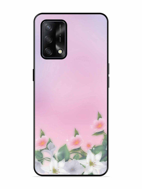Oppo F19 Pink Floral Elegance
