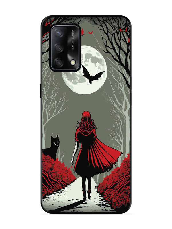 Oppo F19 Scarlet Girl in Red Forest