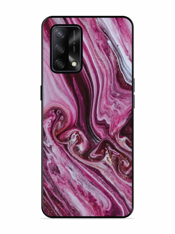 Oppo F19 Pink Flood Marble