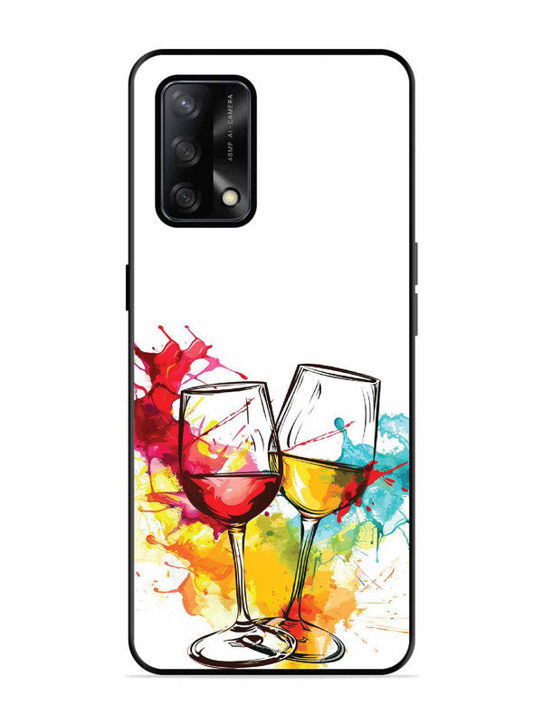 Oppo F19 Colorful wine glasses
