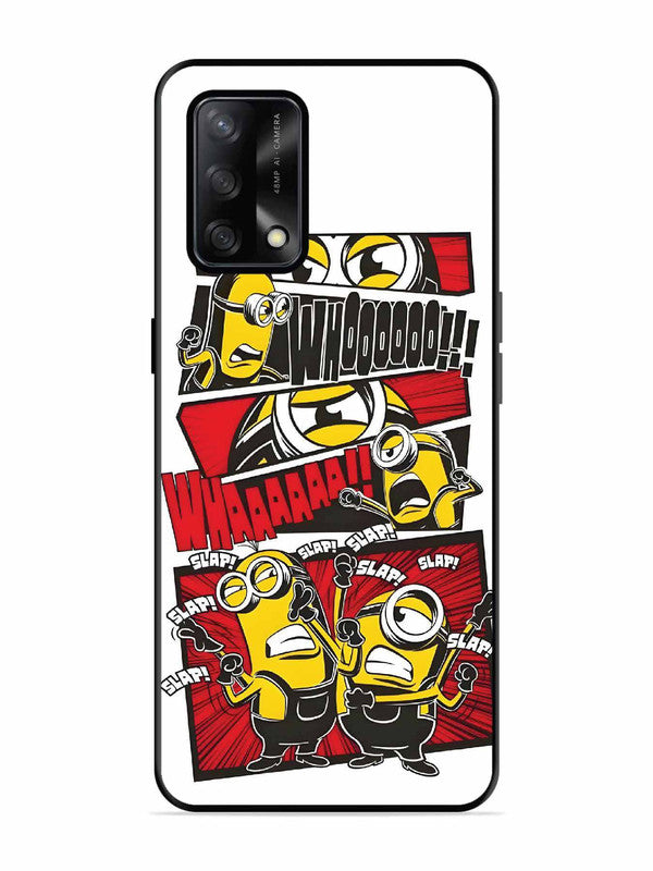 Oppo F19 Minions Comic Panel Action