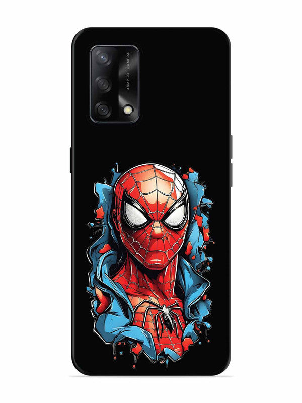 Oppo F19 Spider man street art style
