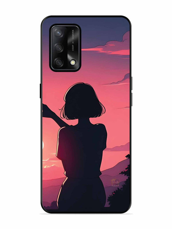 Oppo F19 Love Heart with Hand Girl