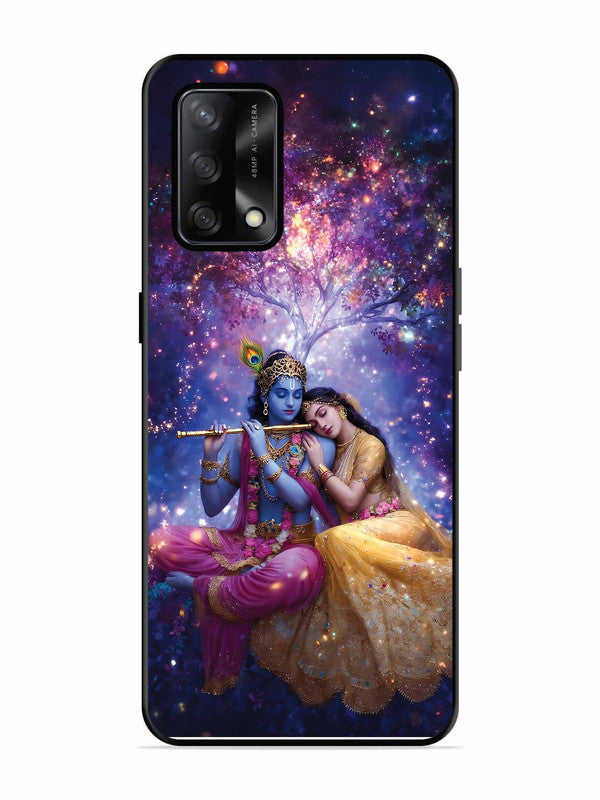 Oppo F19 Radha Krishna Enjoying Flute