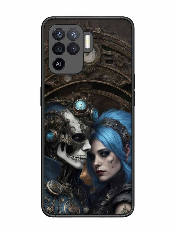 Oppo F19 Pro Skeleton & Devil Girl