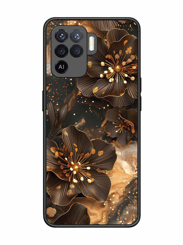 Oppo F19 Pro Golden Flowars