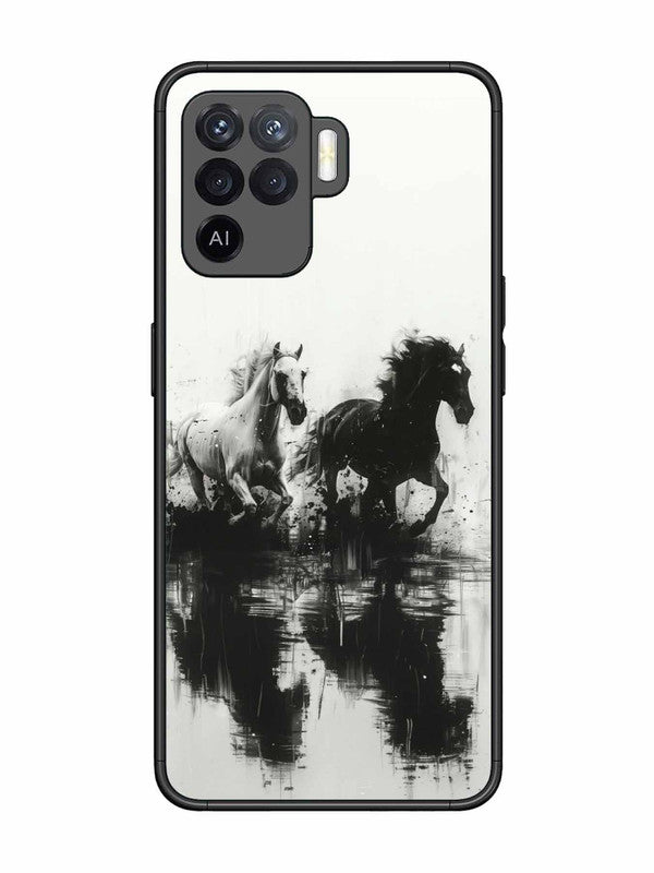 Oppo F19 Pro Black & White Horse