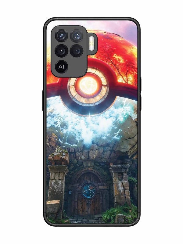 Oppo F19 Pro Cartoon-ball-house-anime
