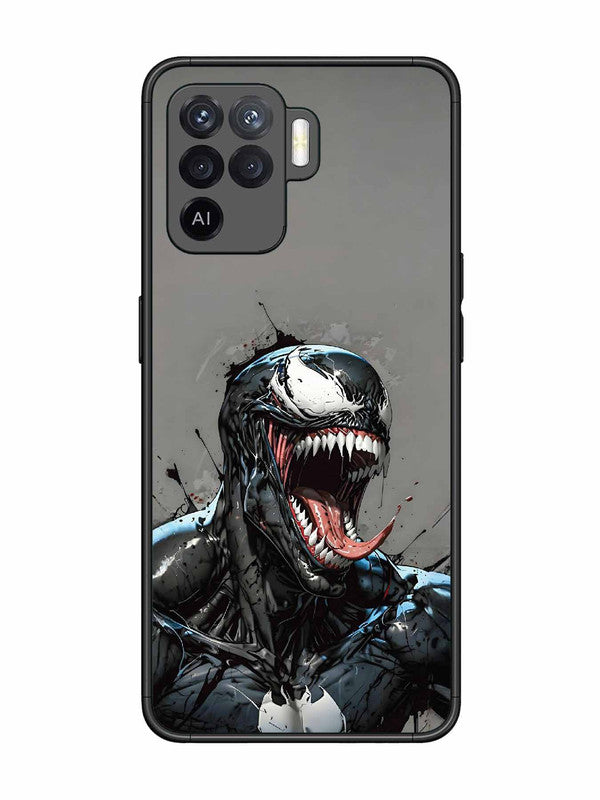 Oppo F19 Pro Venom Symbiote Grin Art